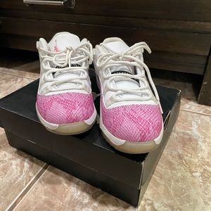 Jordan Low 11’s - PINK SNAKESKIN